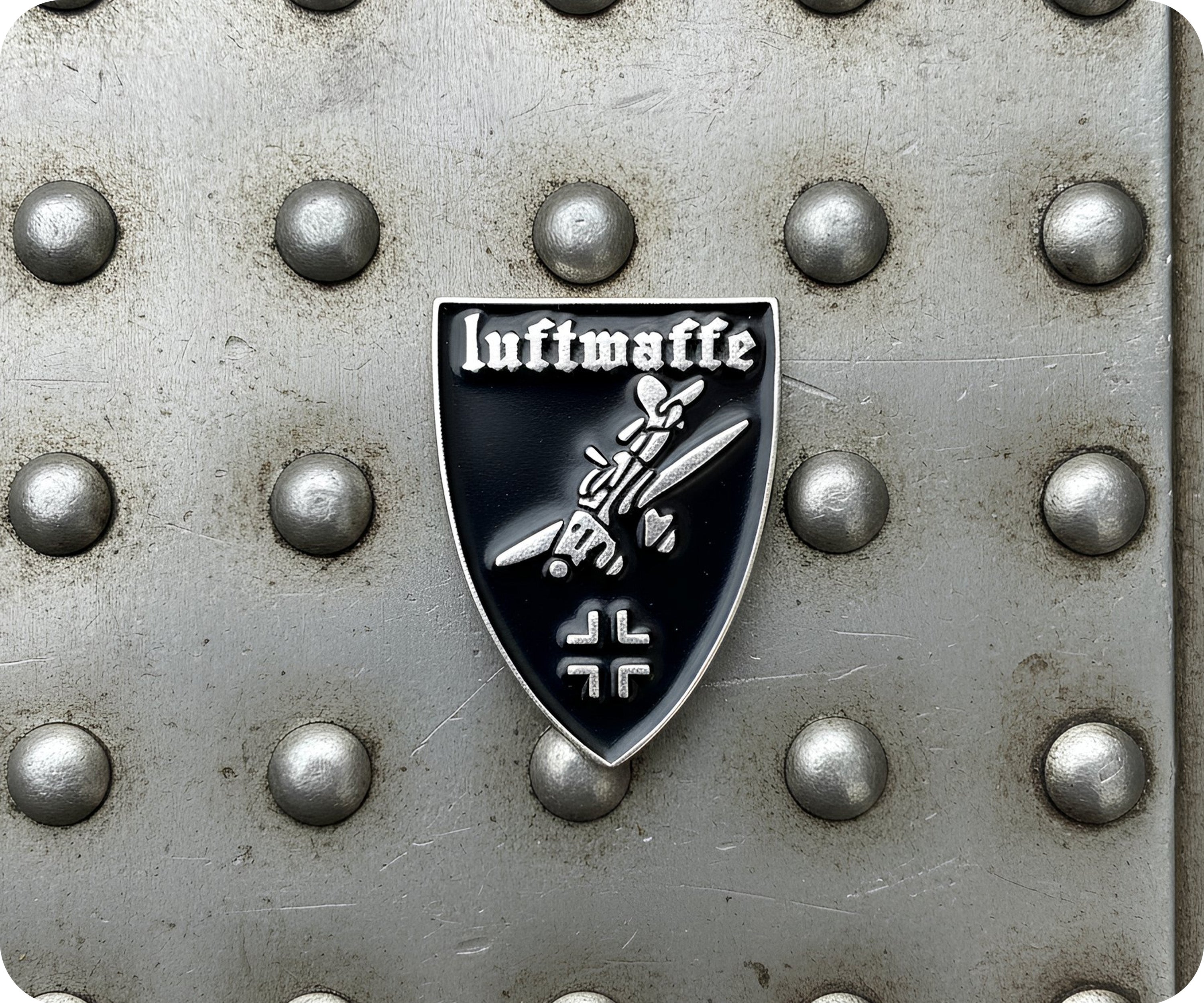 Insignia de solapa de la Fuerza Aérea Histórica Alemana Luftwaffe Imagen secundaria del producto