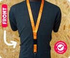 Mac' n Cheese Macaroni Pasta Food Fun Lanyard