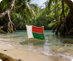 Madagascar Flag Pin Badge