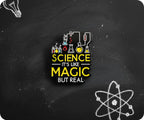 Science Is Like Magic But Read Pin Badge