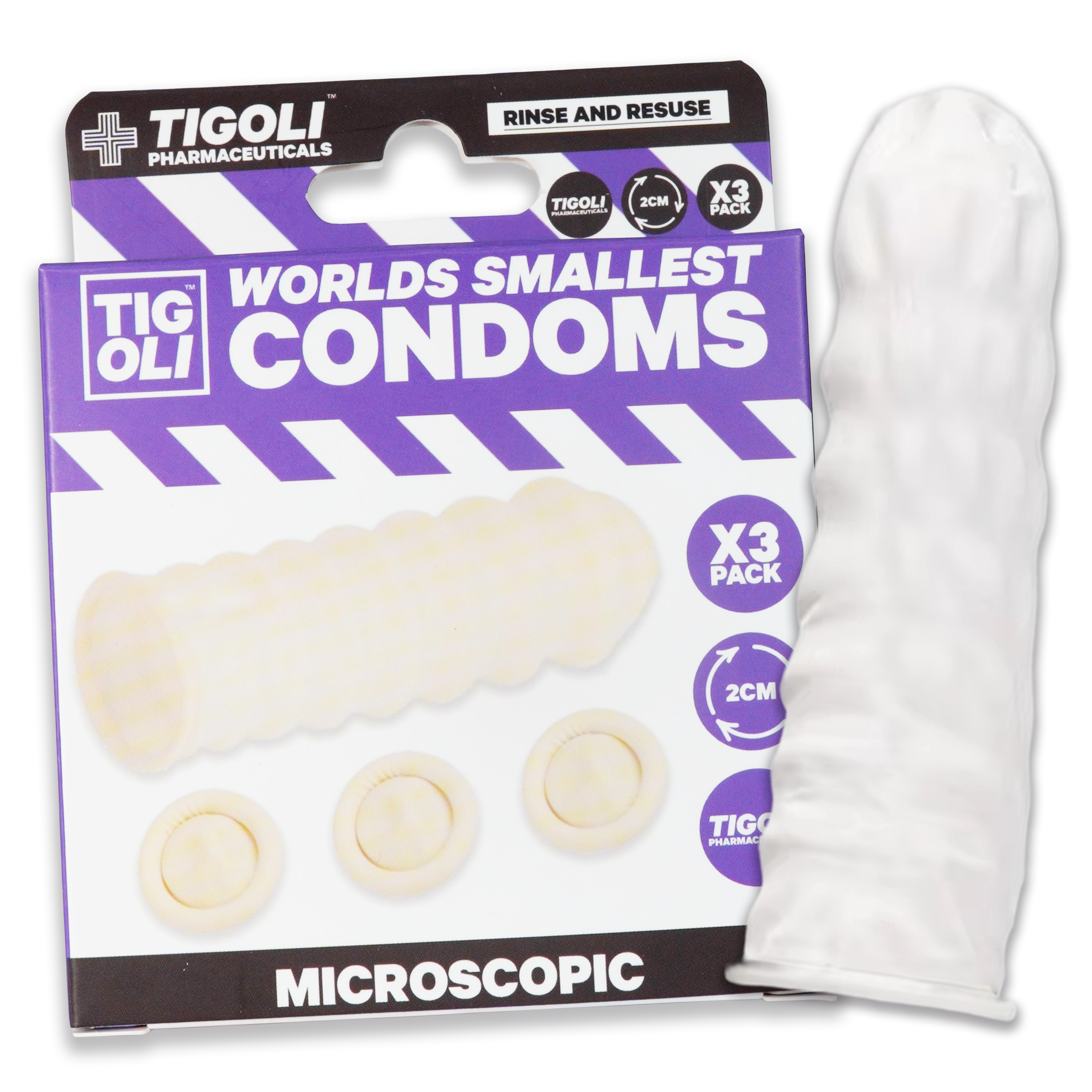 ¡Los condones más pequeños del mundo! Imagen principal del producto