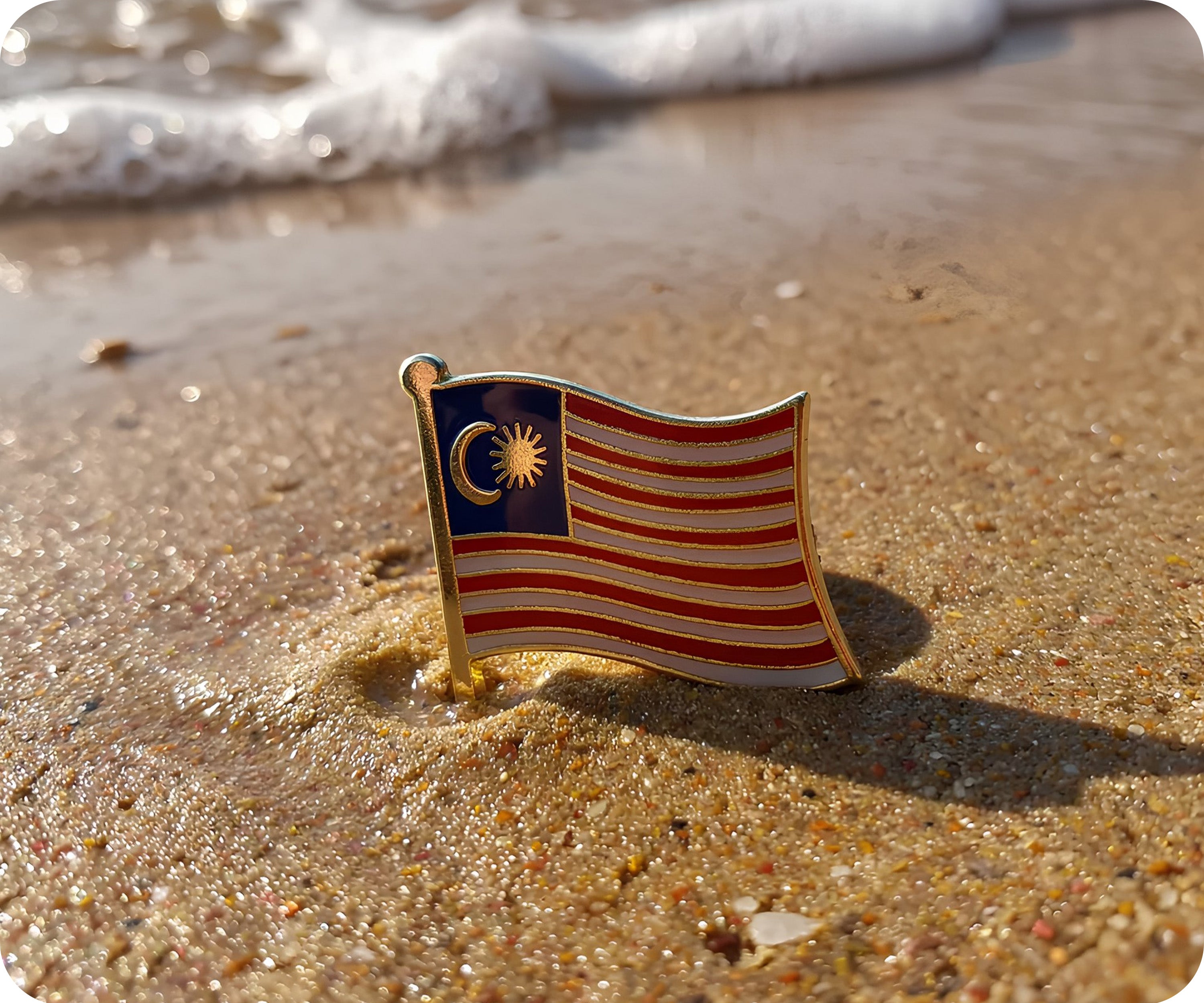 Malaysia Flag Pin Badge
