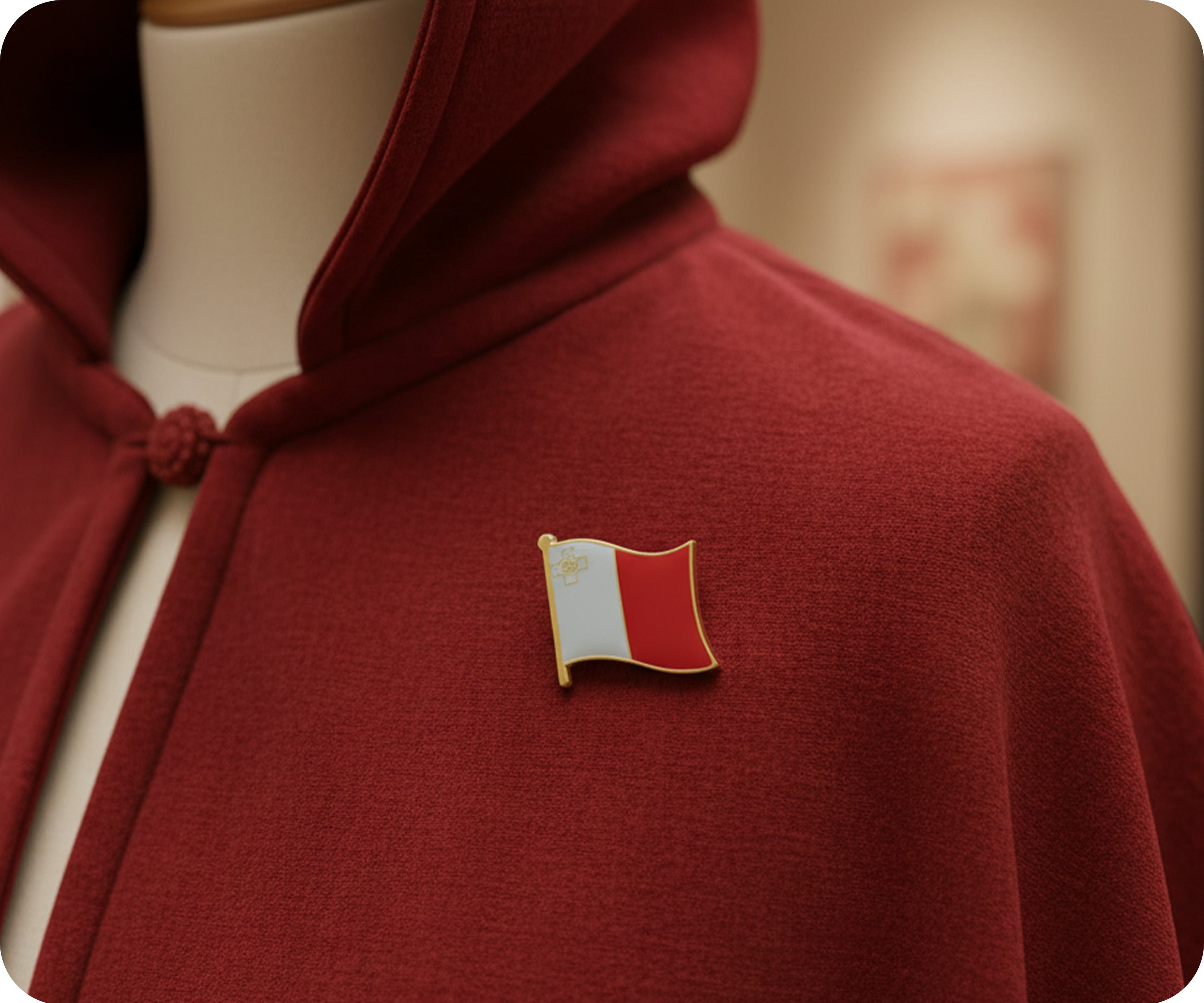 Malta Flag Pin Badge