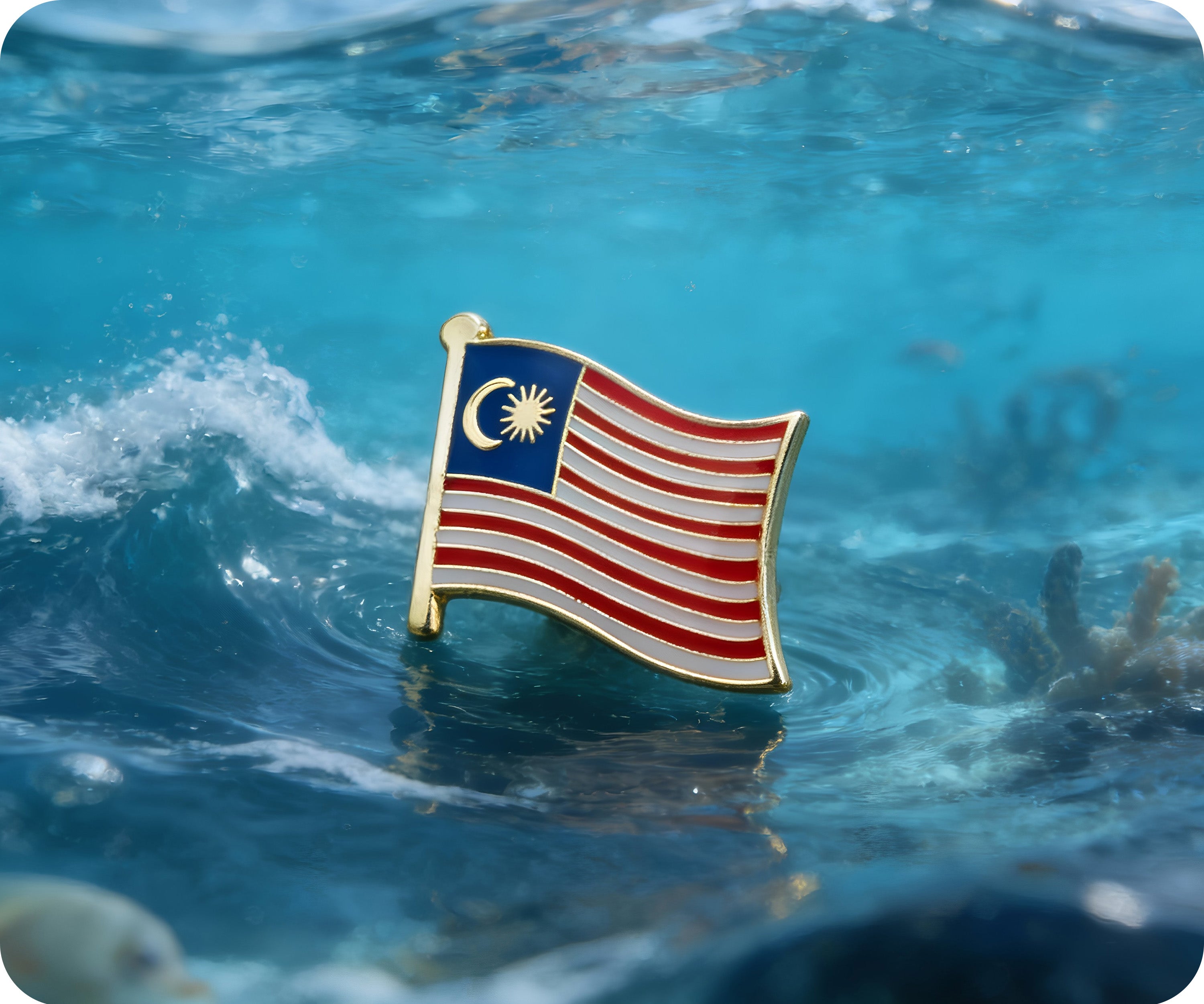 Malaysia Flag Pin Badge