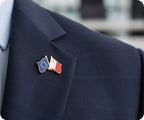 European Union & Malta Friendship Pin Badge