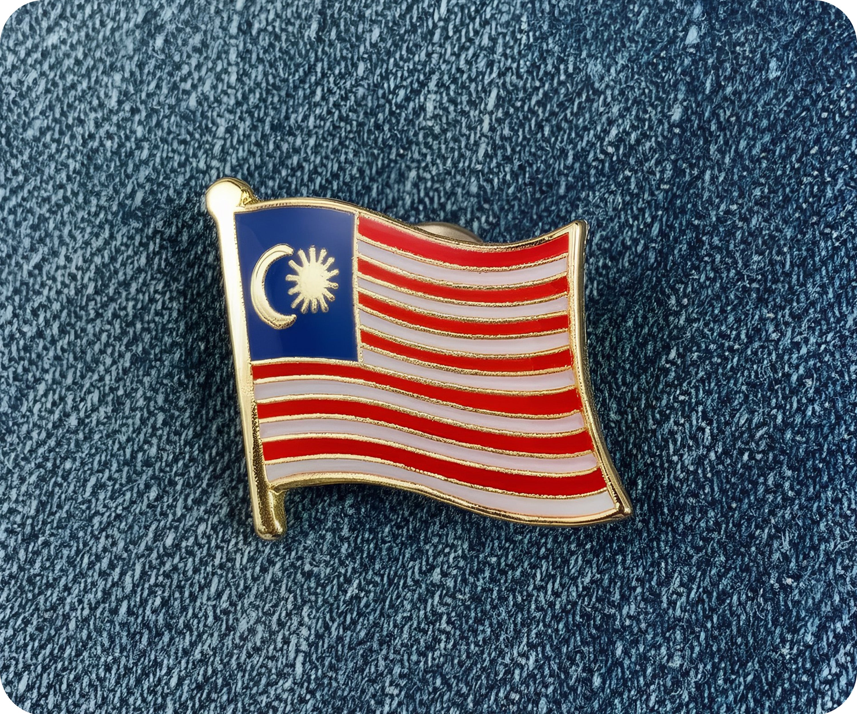 Malaysia Flag Pin Badge