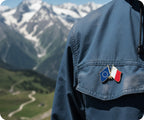 European Union & Malta Friendship Pin Badge