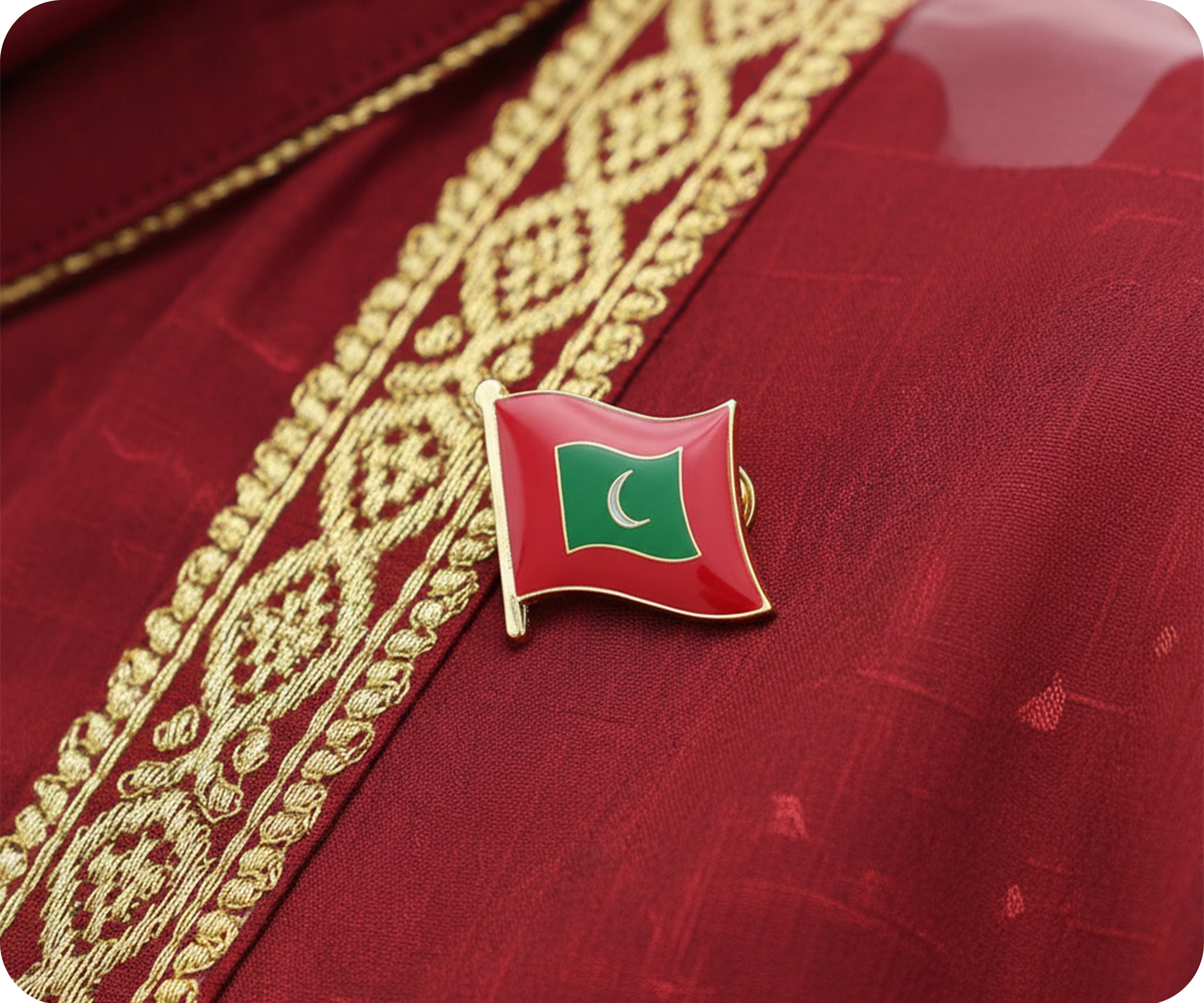 Maldives Flag Pin Badge