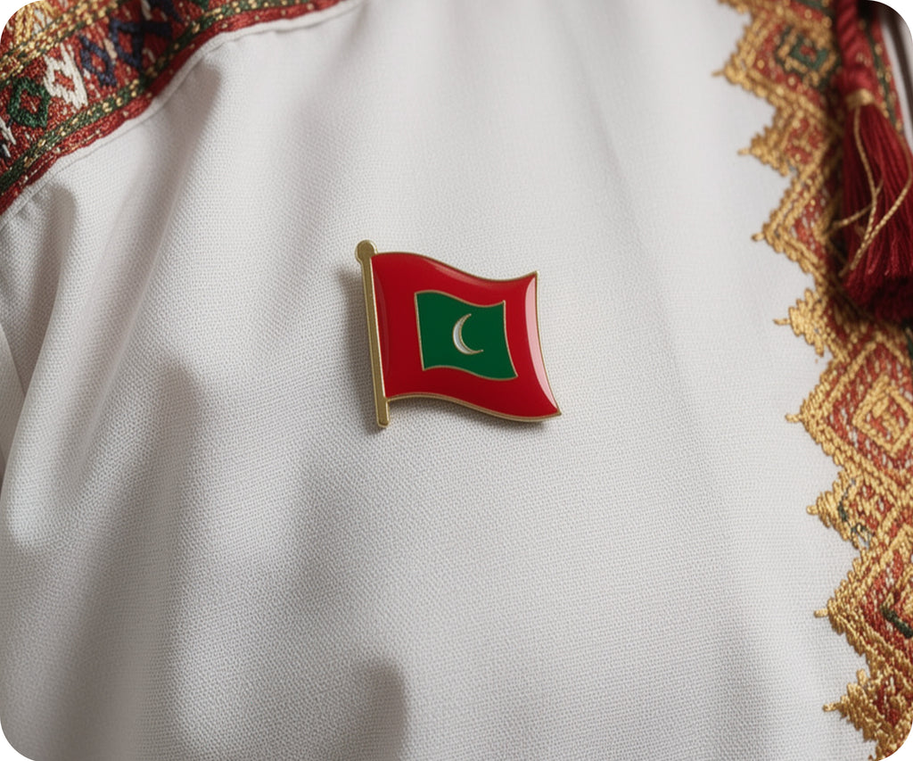 Maldives Flag Pin Badge