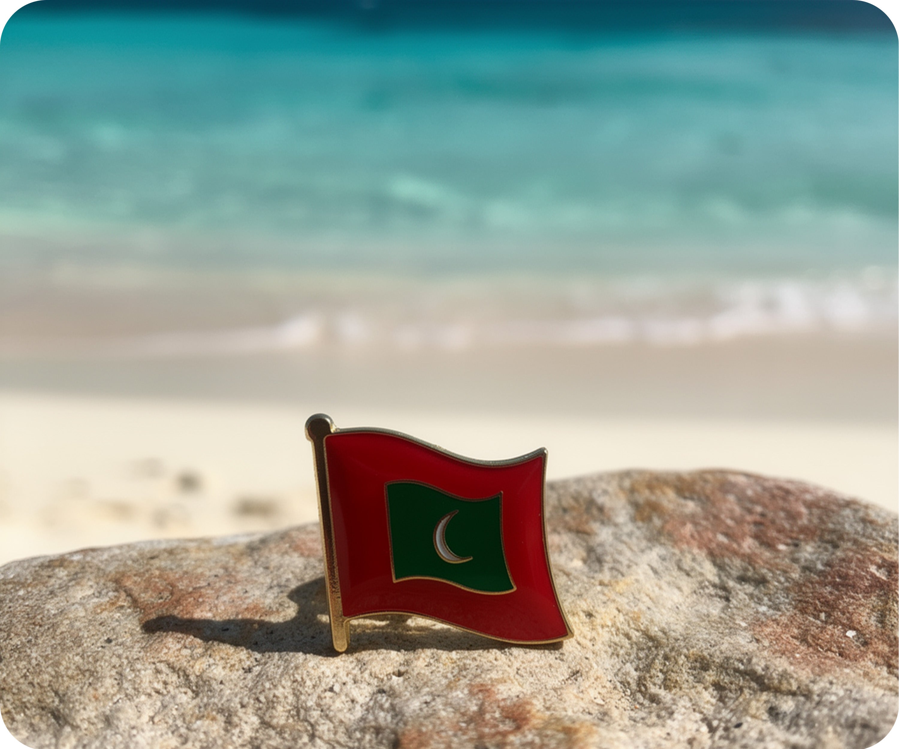 Maldives Flag Pin Badge