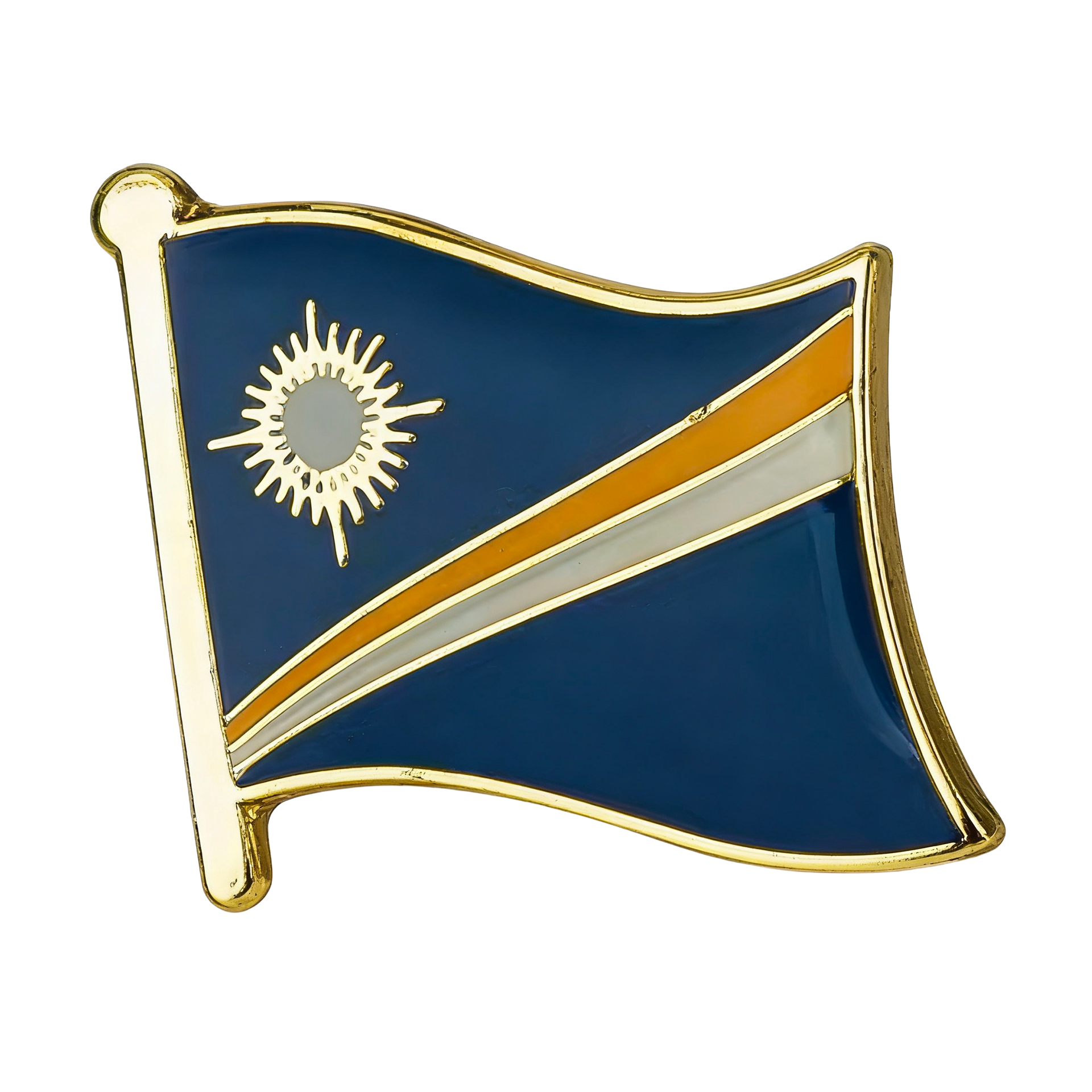 Marshall Islands Flag Pin Badge