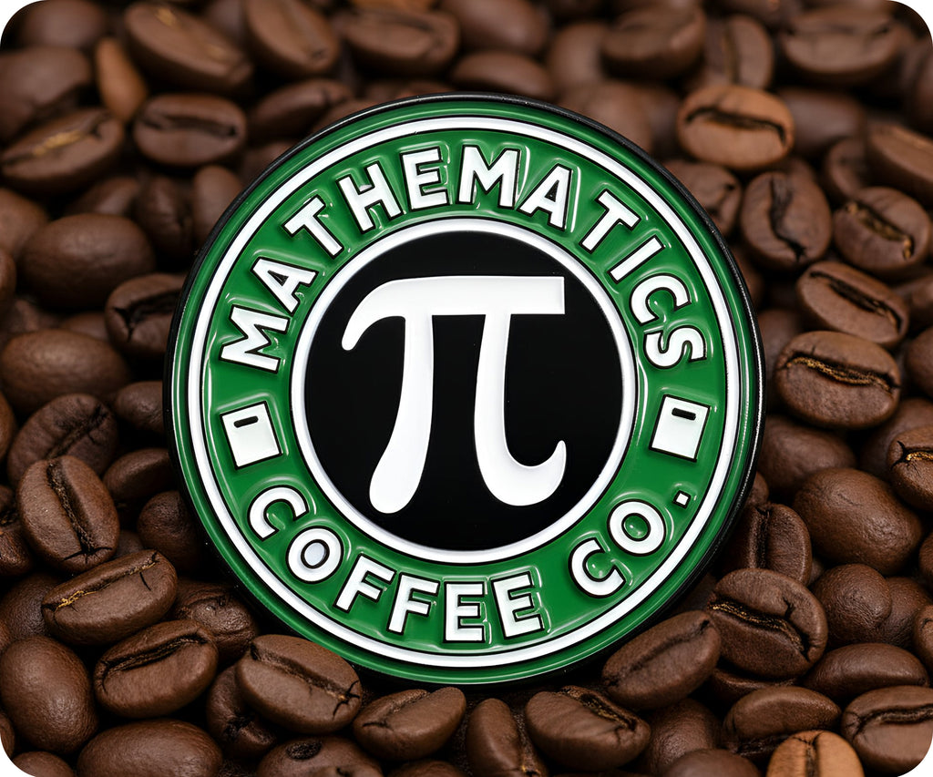 Mathematics Pi Coffee Co Pin Badge