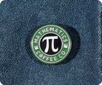 Mathematics Pi Coffee Co Pin Badge