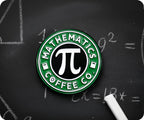 Mathematics Pi Coffee Co Pin Badge