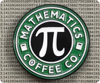 Mathematics Pi Coffee Co Pin Badge