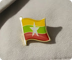Myanmar Flag Pin Badge