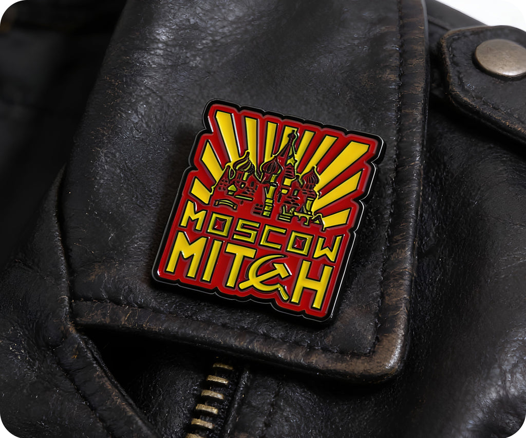 Moscow Mitch Bitch Russian Soviet USSR Pin Badge
