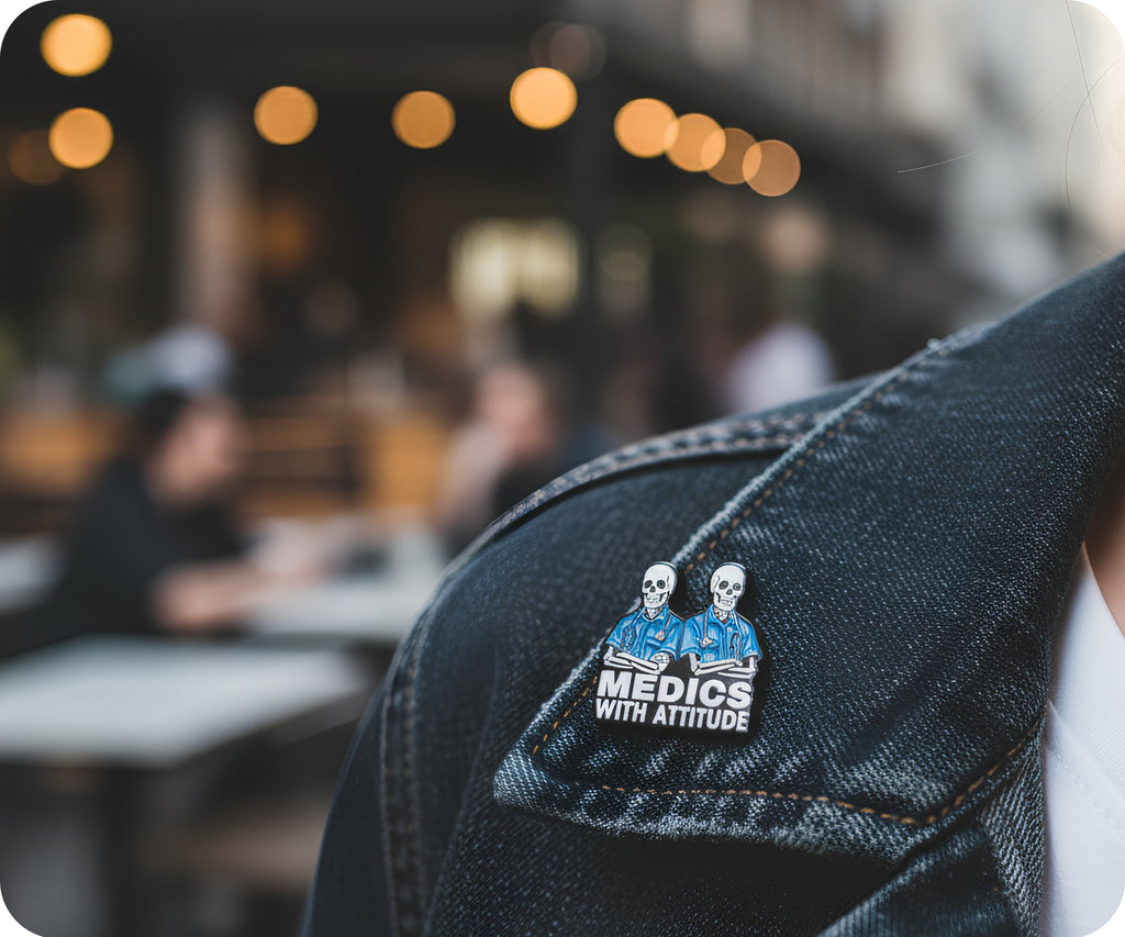 Medics With Attitude Doctor Pin Badge