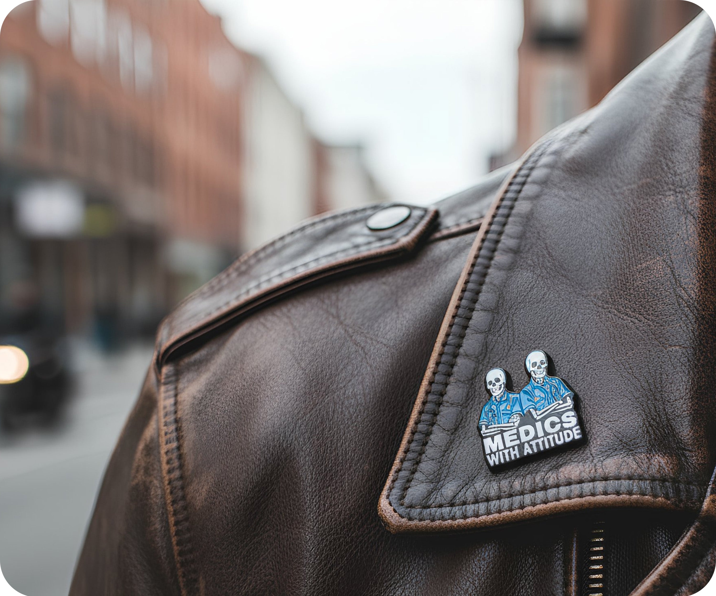 Medics With Attitude Doctor Pin Badge