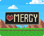 Heart Mercy Video Gaming Pin Badge