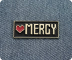 Heart Mercy Video Gaming Pin Badge