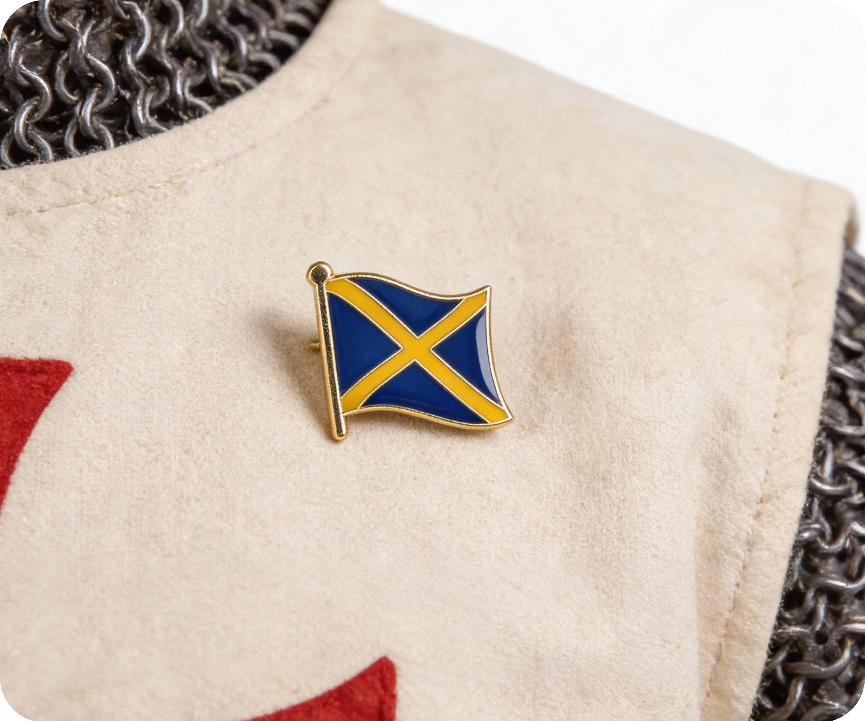 Mercia Anglo-Saxons Heptarchy Flag Pin Badge