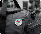 Mindset Goldfish Shark Pin Badge