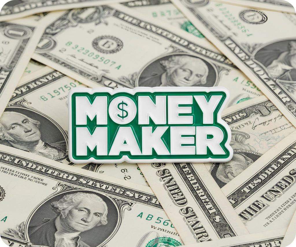 Money Maker $ Pin Badge