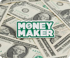 Money Maker $ Pin Badge