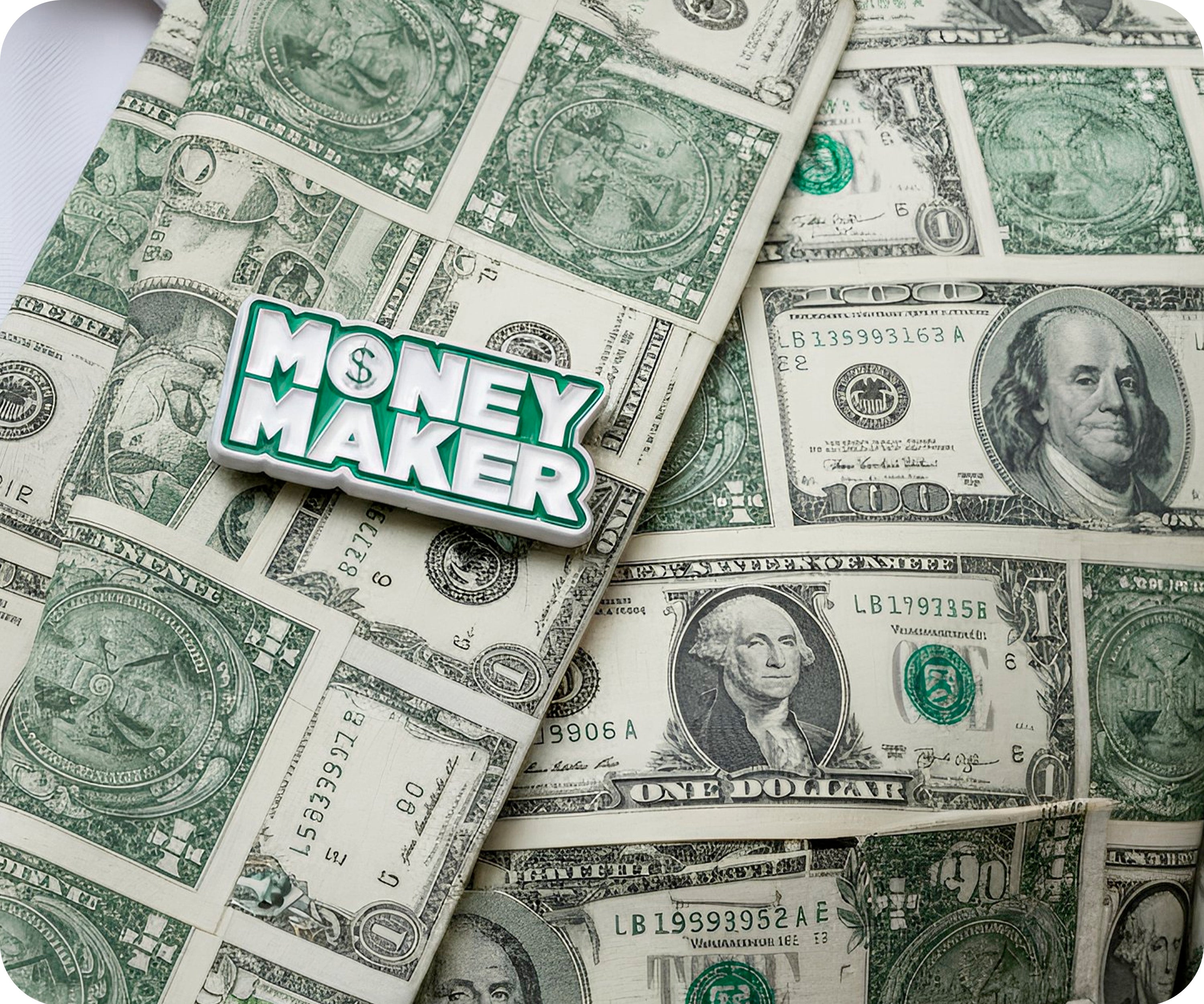 Money Maker $ Pin Badge Secondary image