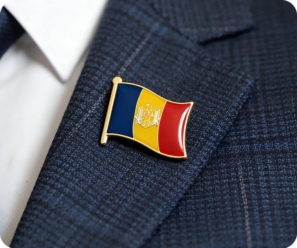 Moldova Flag Pin Badge