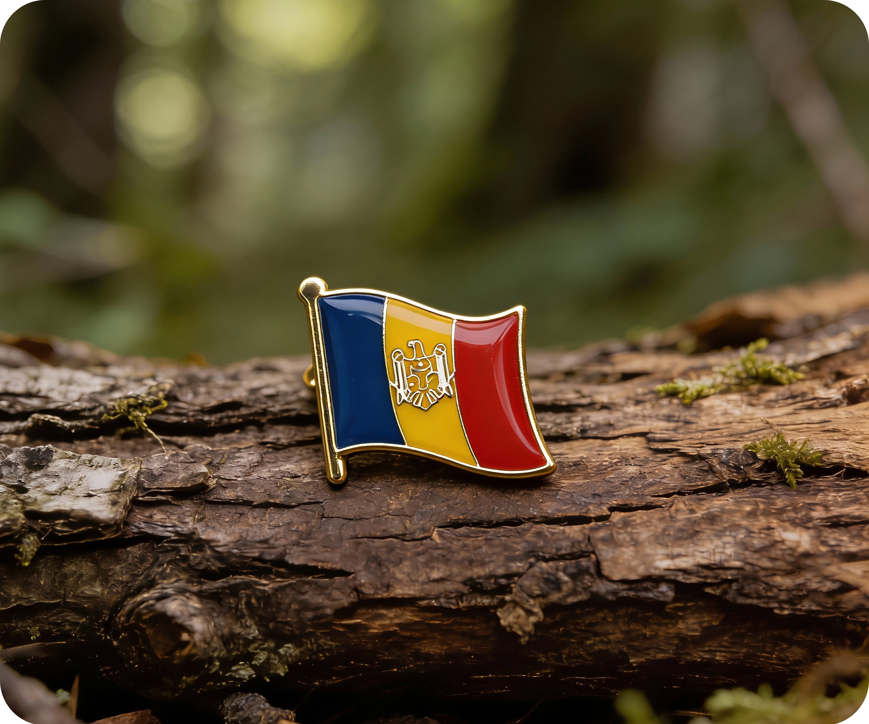 Moldova Flag Pin Badge