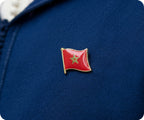 Morocco Flag Pin Badge