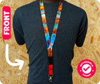 Morocco Art Flag Lanyard