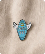 Motel 444 Angel Wings Enamel Pin Badge