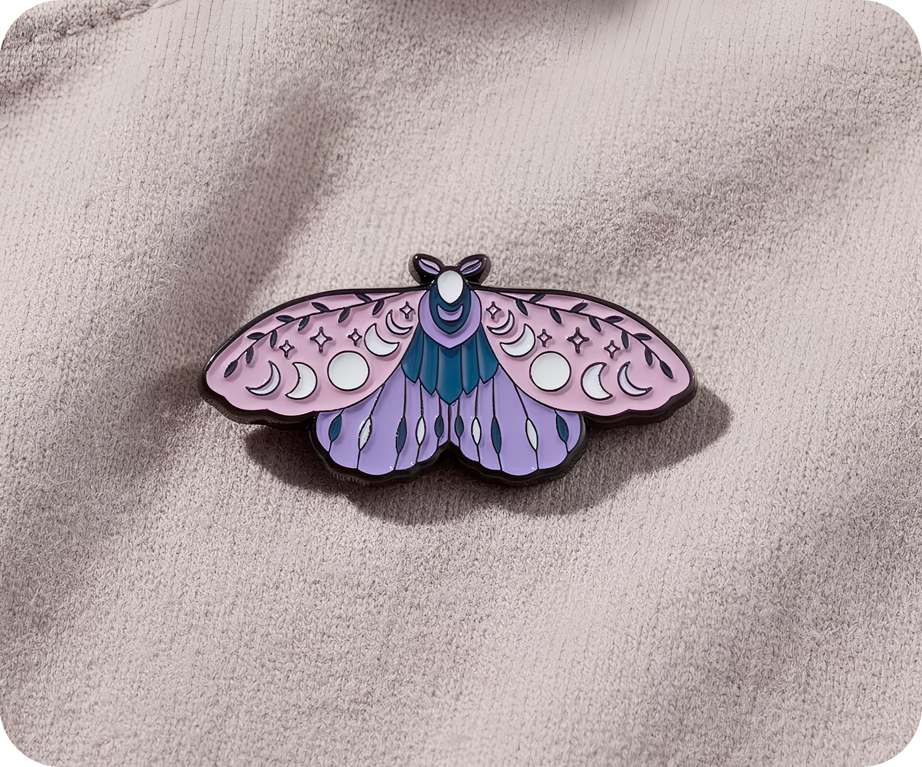 Mystic Spiritual Butterfly Pin Badge