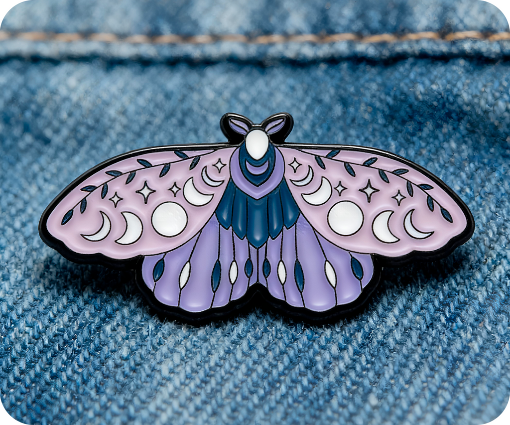 Mystic Spiritual Butterfly Pin Badge