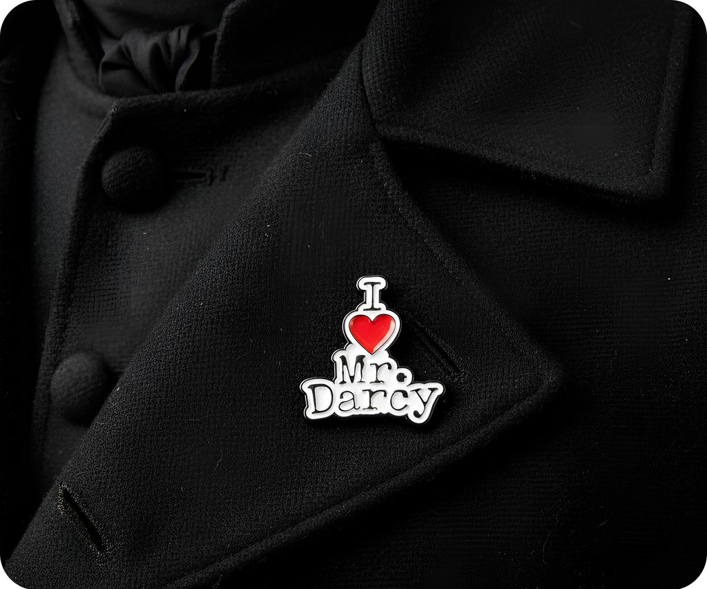 I Love Mr Darcey Pin Badge