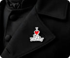 I Love Mr Darcey Pin Badge