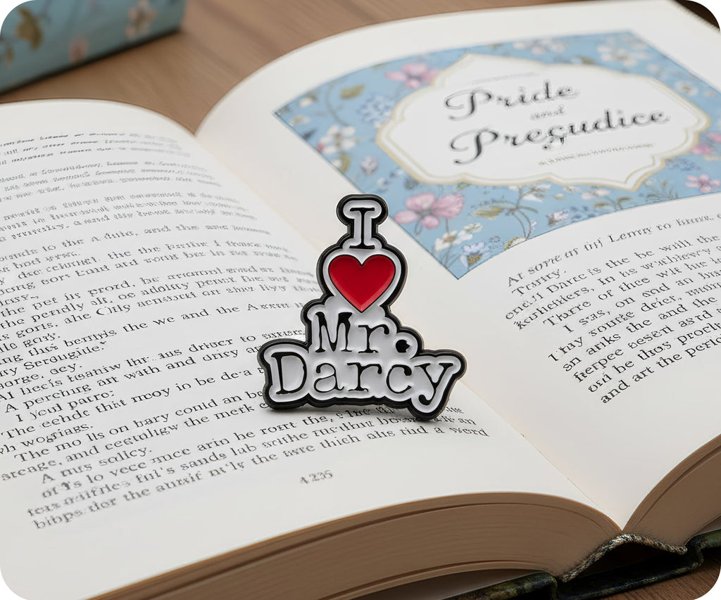 I Love Mr Darcey Pin Badge