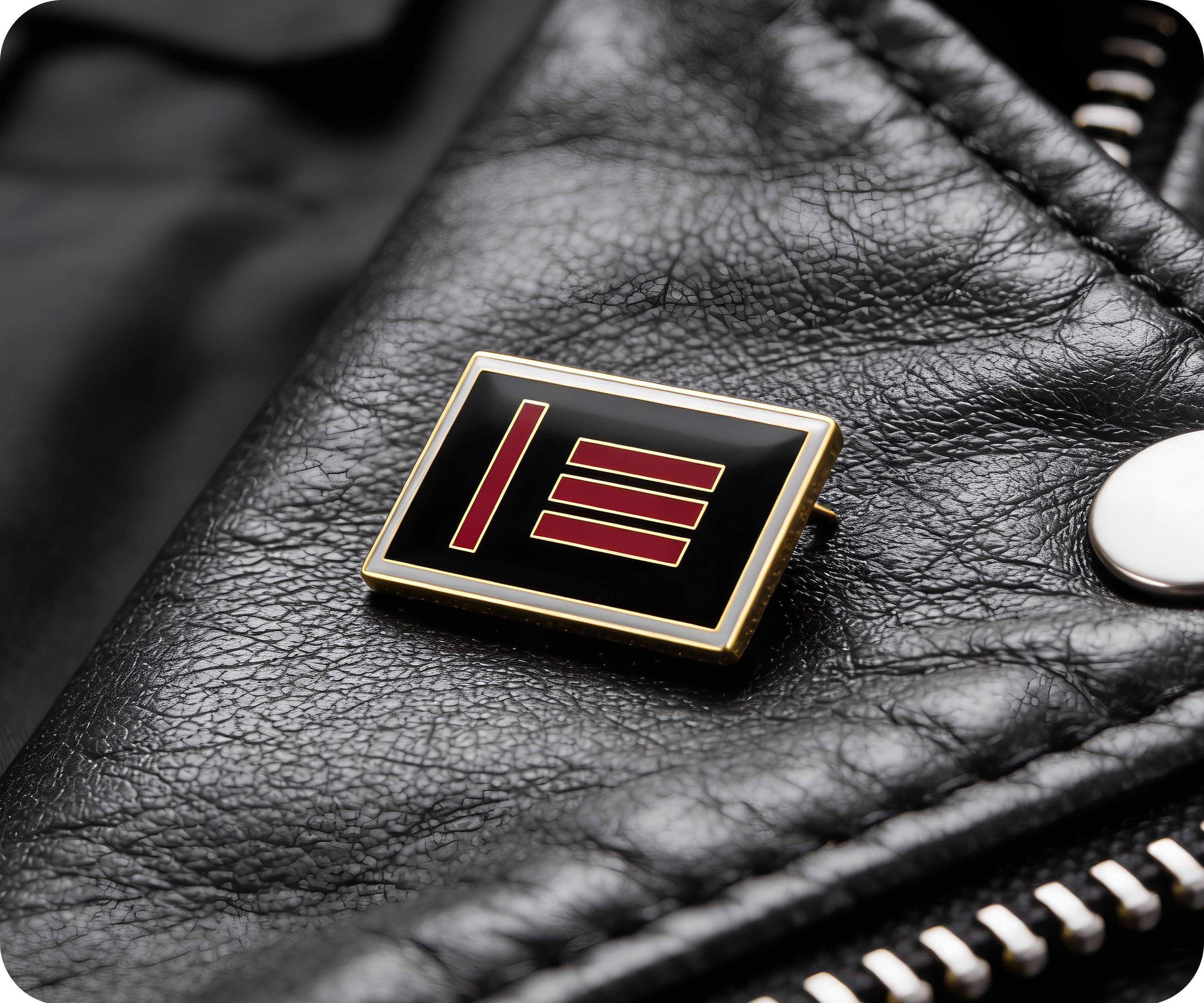 Master Slave Pin Badge