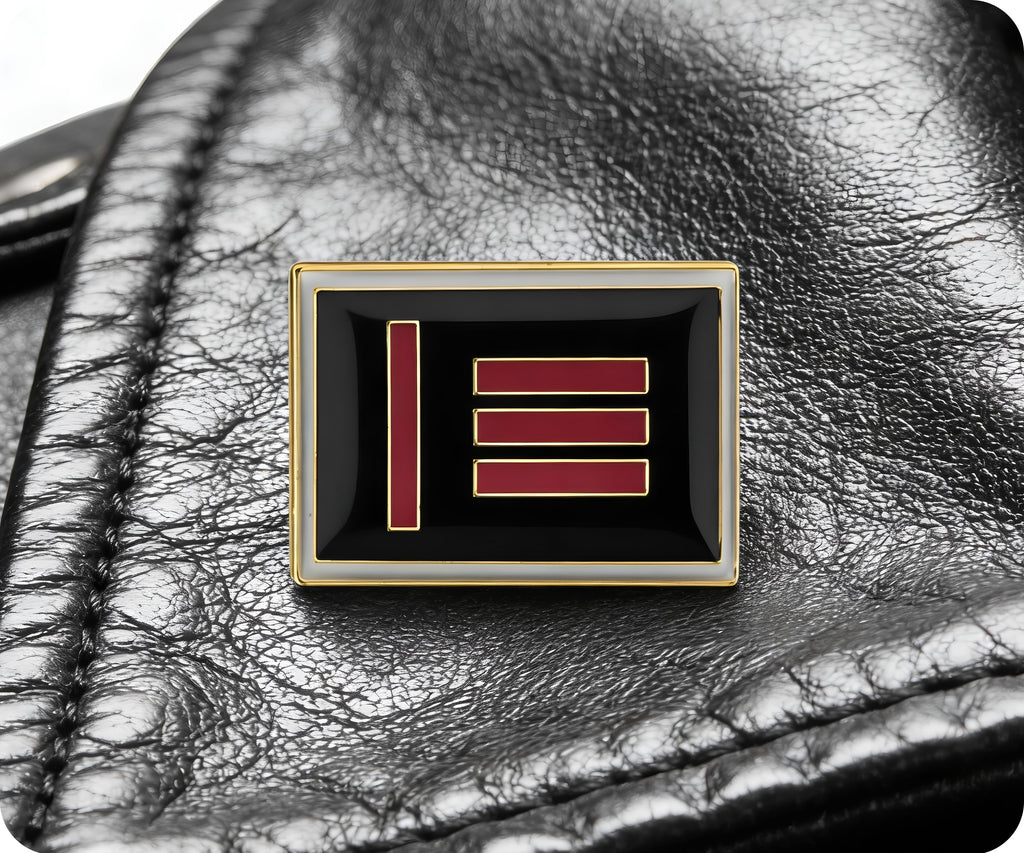 Master Slave Pin Badge