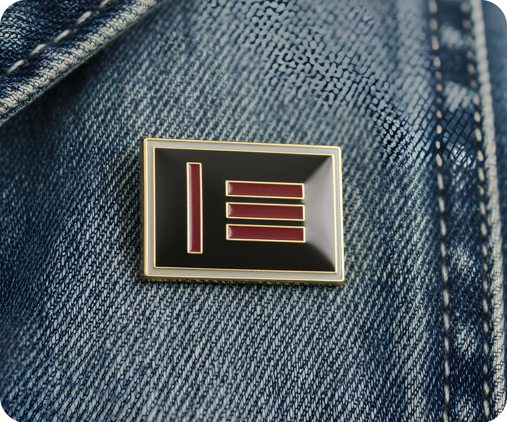 Master Slave Pin Badge