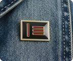 Master Slave Pin Badge
