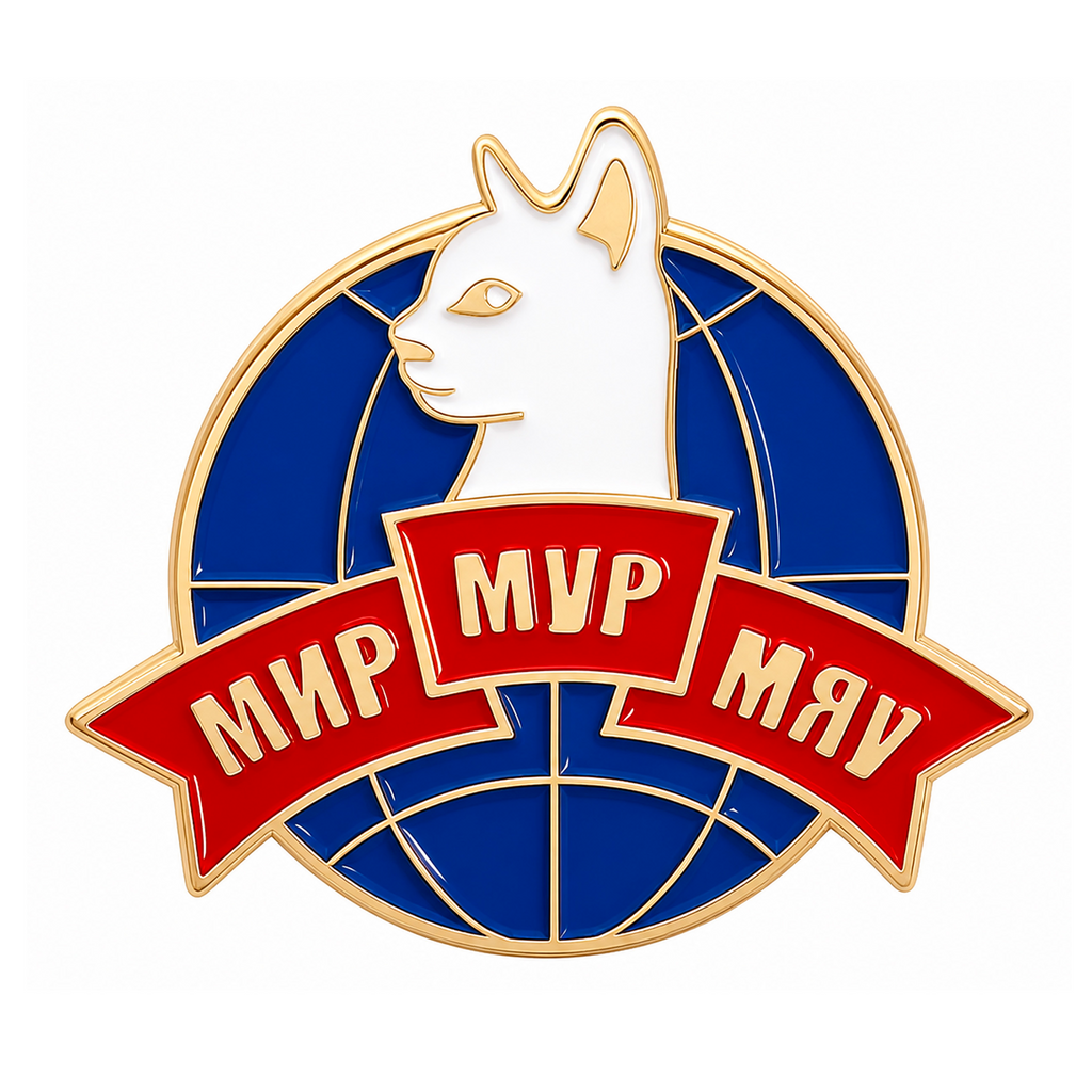 MVP Cat Enamel Lapel Pin Badge