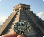 Mayan Aztec Mexican Pin Badge