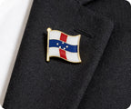 Netherlands Antilles Flag Pin Badge