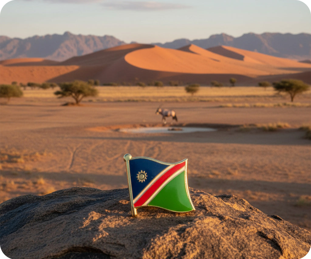 Namibia Flag Pin Badge