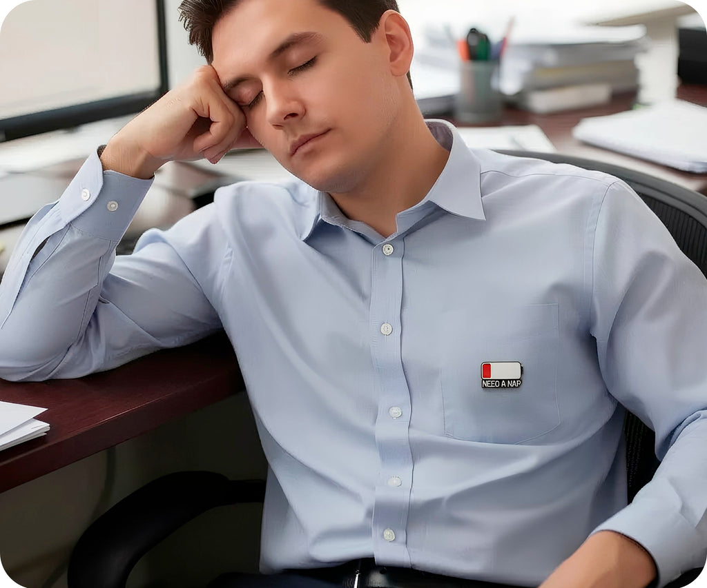 Social Battery Need A Nap Pin Badge