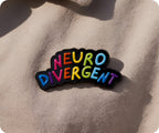 Neurodivergent Rainbow Pin Badge